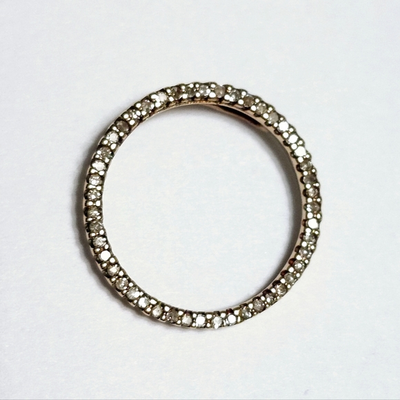 0.42 ct Diamond 10K Circle of Life Pendant - Picture 8 of 13